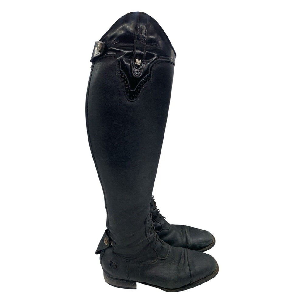 DeNiro Tall Riding Boots Women’s Size EU 37 US 6.5-7 Black Dressage Horseback